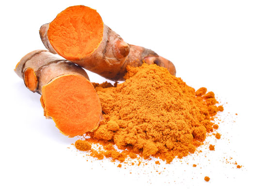 Turmeric root and powdered Turmeric