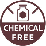 Chemical free icon