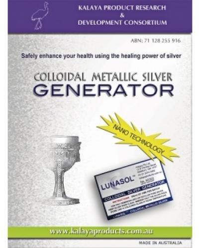 Blue Light Colloidal Metallic Silver Generator